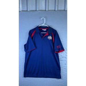 NASCAR Winners Circle Polo Mens M Blue Daytona 500 50th Anniversary 2008 Top